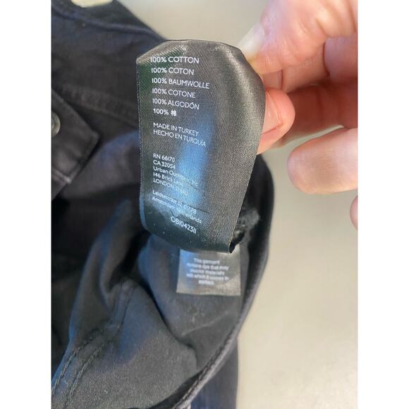 We the Free Jeans Womens Size 28 Black Thrashed Distressed Maggie Denim Pants - Picture 12 of 14